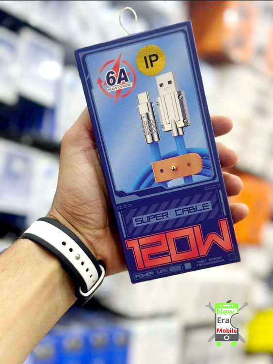 کابل شارژ سر فلزی تایپ سی