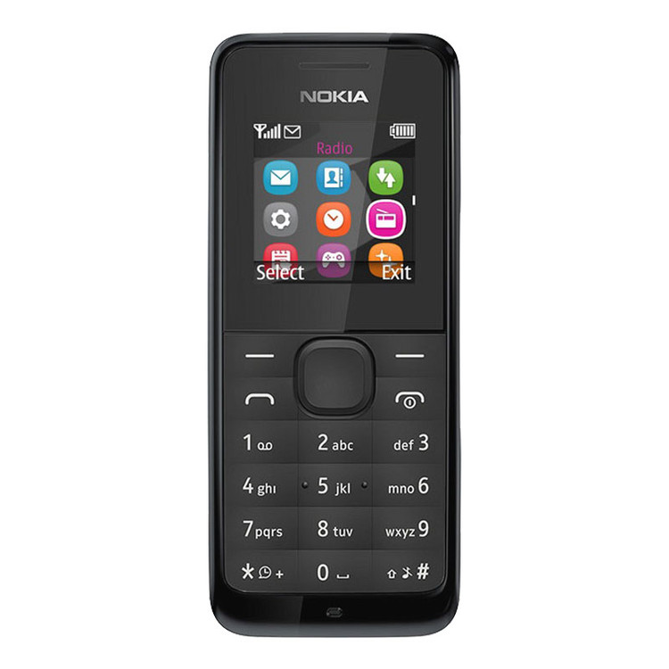 قاب کامل با شاسی وسط اصلی گوشی NOKIA-105-Dual SIM