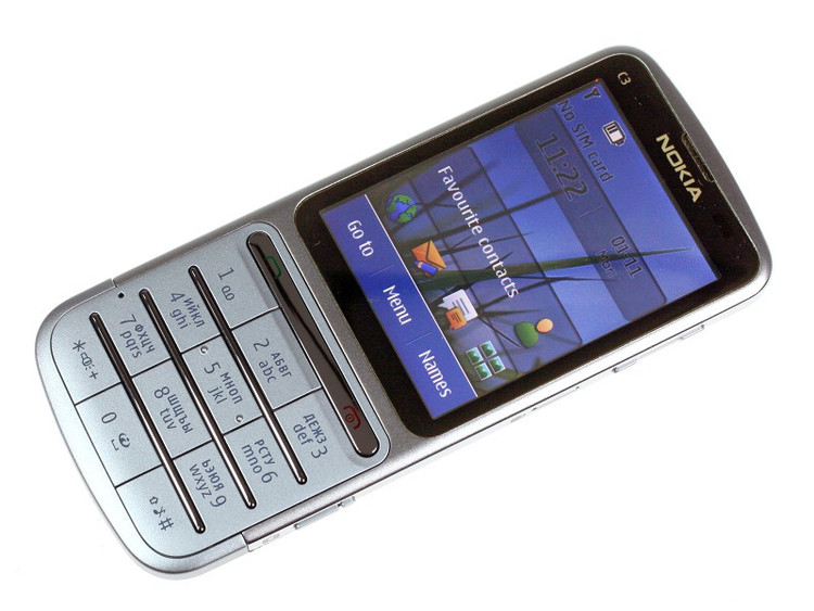 قاب کامل با شاسی وسط اصلی گوشی NOKIA-C3-01