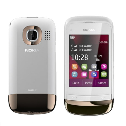 قاب کامل با شاسی وسط اصلی گوشی NOKIA-C2-03