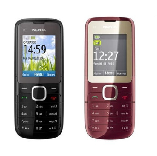 قاب کامل با شاسی وسط اصلی گوشی NOKIA-C2-00
