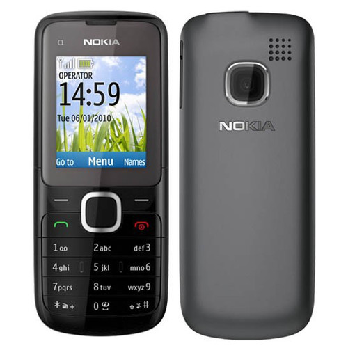 قاب کامل با شاسی وسط اصلی گوشی NOKIA-C101