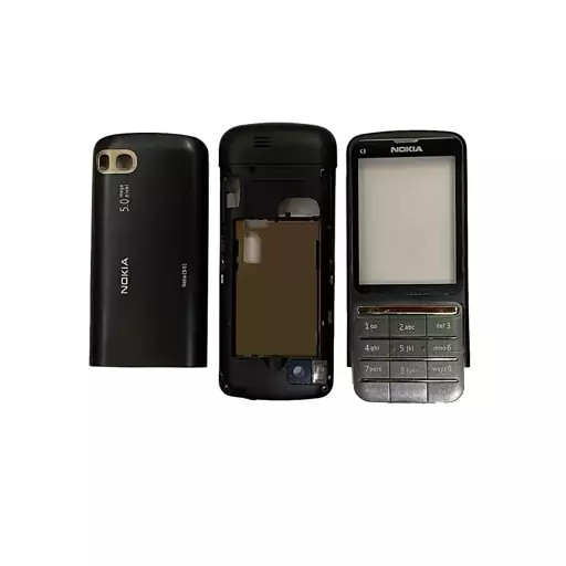 قاب کامل با شاسی وسط اصلی گوشی NOKIA-C3-01