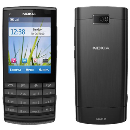 قاب کامل با شاسی وسط اصلی گوشی NOKIA-X3-02