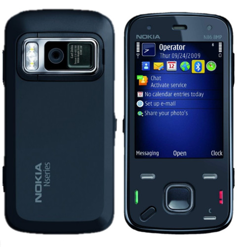 قاب کامل با شاسی وسط اصلی گوشی NOKIA-N86