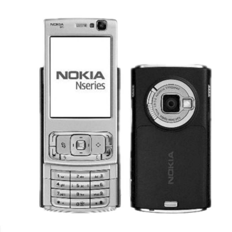قاب کامل با شاسی وسط اصلی گوشی NOKIA-N95