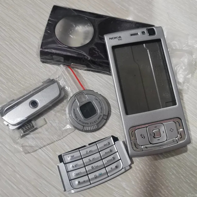 قاب کامل با شاسی وسط اصلی گوشی NOKIA-N95