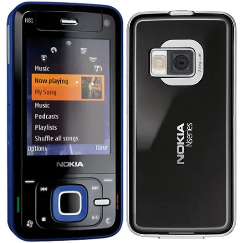 قاب کامل با شاسی وسط اصلی گوشی NOKIA-N81