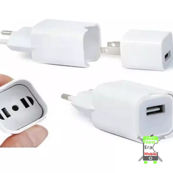 تبدیل برق ۲ به ۲ مخصوص آداپتور های ۵وات آیفون