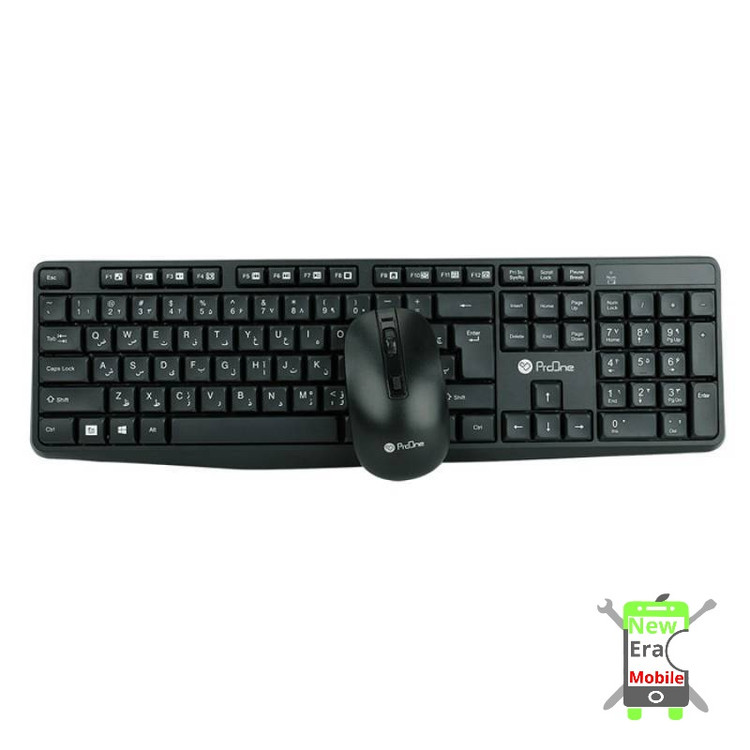 موس و کیبرد بی سیم پروان مدل PMK20W