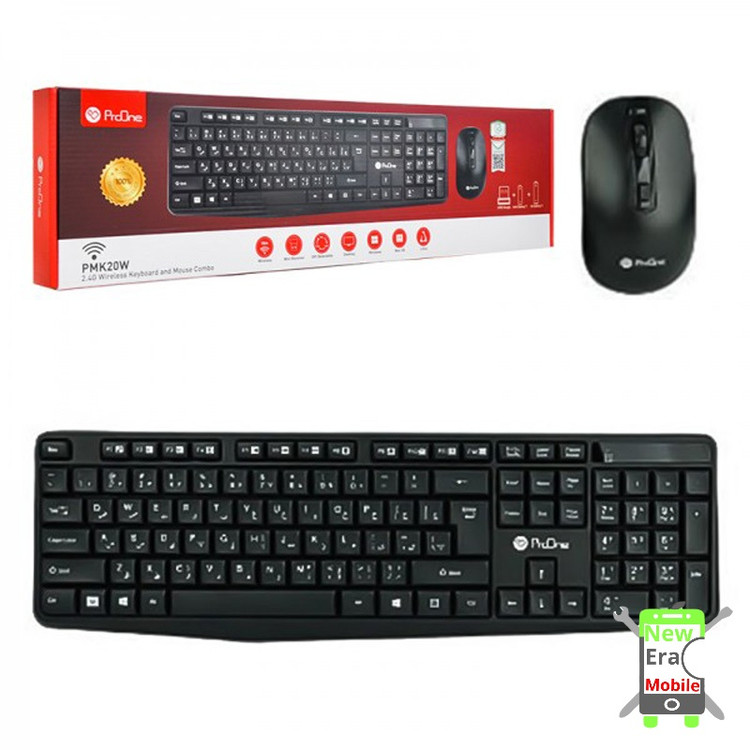 موس و کیبرد بی سیم پروان مدل PMK20W
