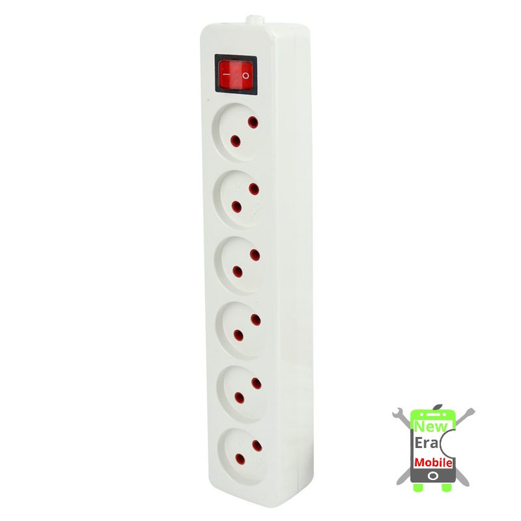 چند راهی ۶ خانه برق الکترو فاز بسته ۲عددی بدون سیم