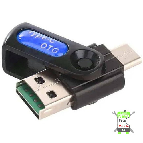 تبدیل و رم ریدر یو اس بی به تایپ سی مدل YHL-19