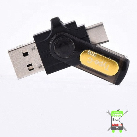 تبدیل و رم ریدر یو اس بی به تایپ سی مدل YHL-19