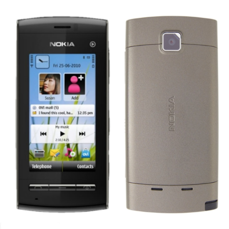 قاب کامل با شاسی وسط اصلی گوشی NOKIA-5250