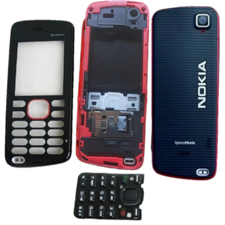 قاب کامل با شاسی وسط اصلی گوشی NOKIA-5220