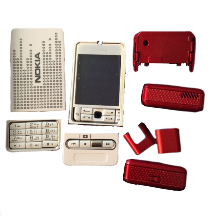 قاب کامل با شاسی وسط اصلی گوشی NOKIA-3250
