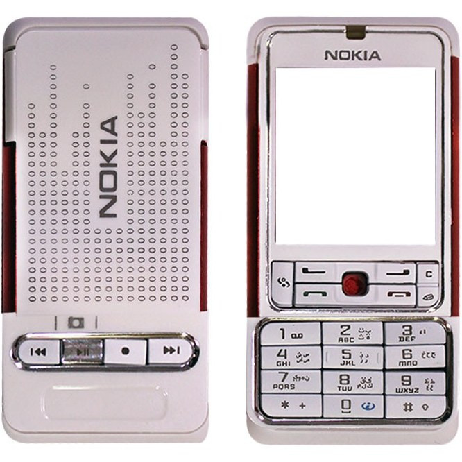 قاب کامل با شاسی وسط اصلی گوشی NOKIA-3250