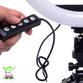 رینگ لایت رنگی گیره دار مدل LJJ-20 RGB