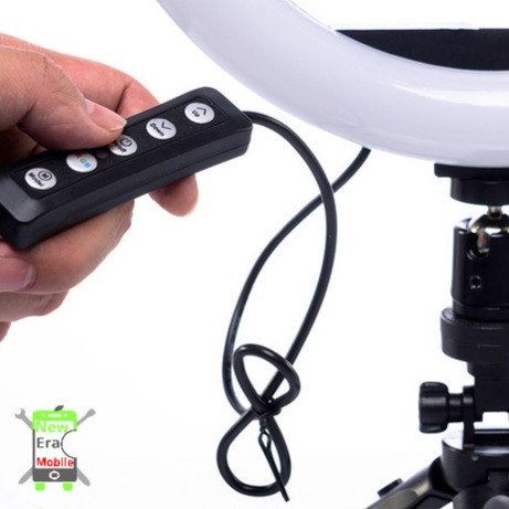 رینگ لایت رنگی گیره دار مدل LJJ-20 RGB