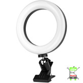 رینگ لایت رنگی گیره دار مدل LJJ-20 RGB