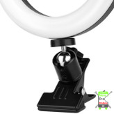 رینگ لایت رنگی گیره دار مدل LJJ-20 RGB