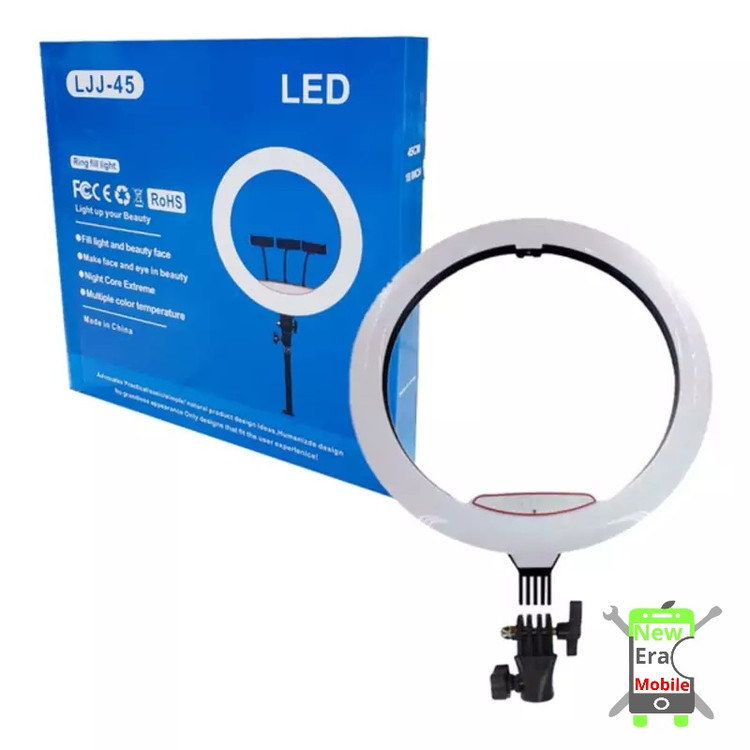 رینگ لایت با حالت نور دهی رنگی مدل LJJ-45CM