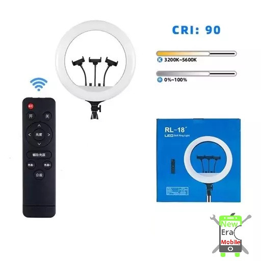 رینگ لایت با حالت نور دهی رنگی مدل LJJ-45CM