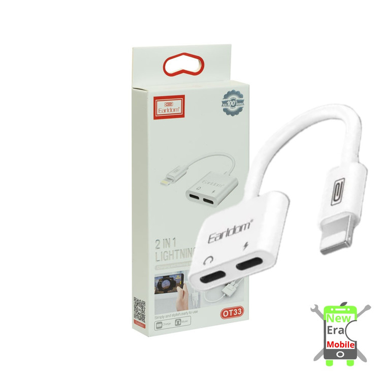 تبدیل صدا و شارژ همزمان لایتنینگ مدل OT 33