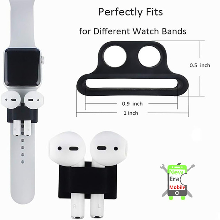 نگهدارنده سیلیکونی ایرپاد روی ساعت