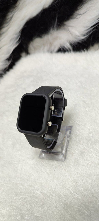 ساعت ال ای دی صفحه مستطیل بند سیلیکونی