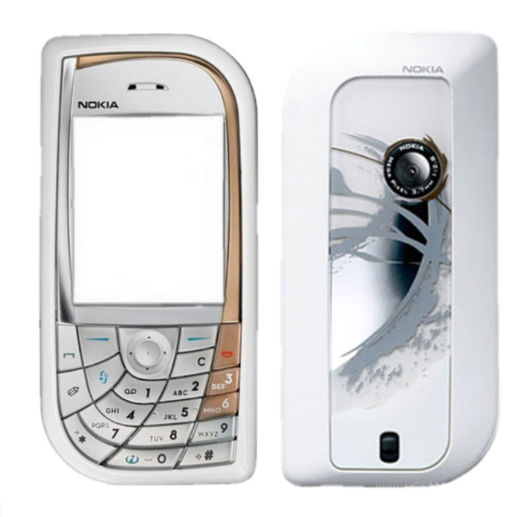 قاب کامل با شاسی وسط اصلی گوشی NOKIA-7610