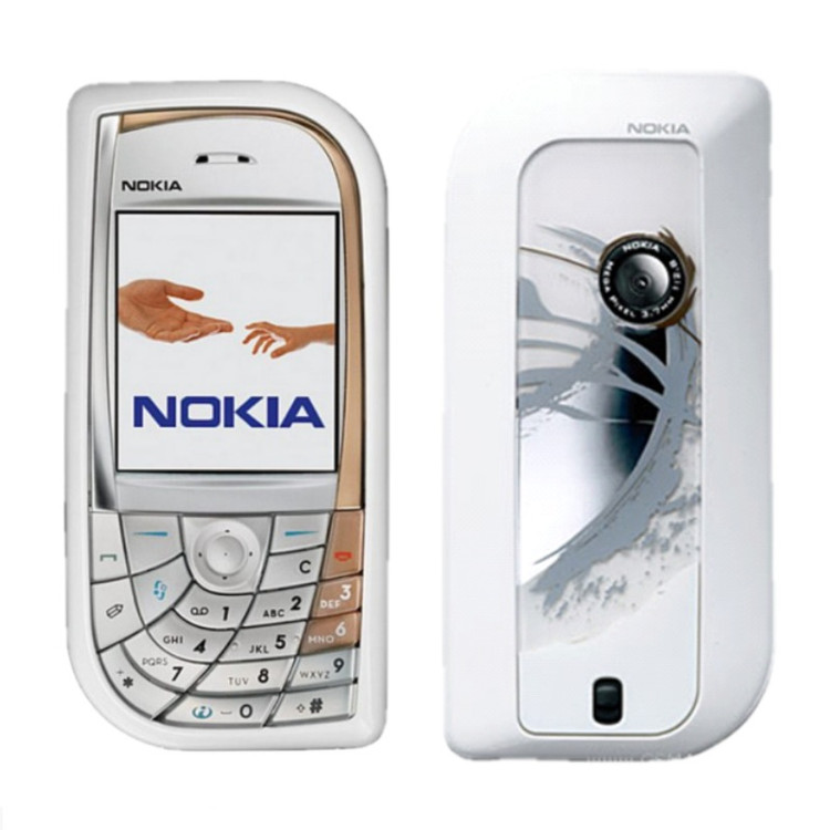 قاب کامل با شاسی وسط اصلی گوشی NOKIA-7610