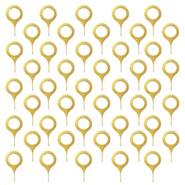 سوزن خشاب سیم کارت گوشی طلایی