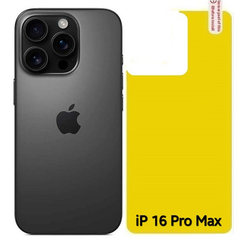 برچسب محافظ پشت گوشی شفاف مدل iP - 16 Pro Max