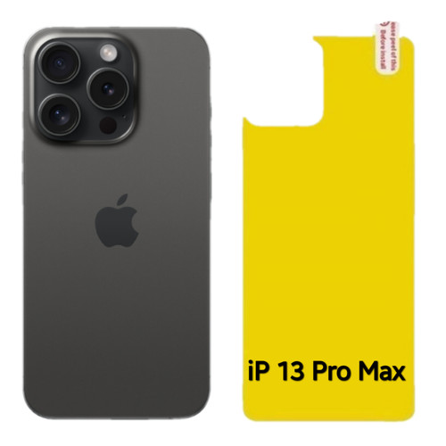 برچسب محافظ پشت گوشی شفاف مدل iP - 13 Pro Max