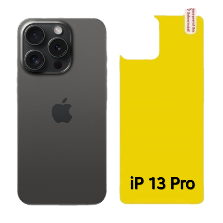 برچسب محافظ پشت گوشی شفاف مدل iP - 13 Pro