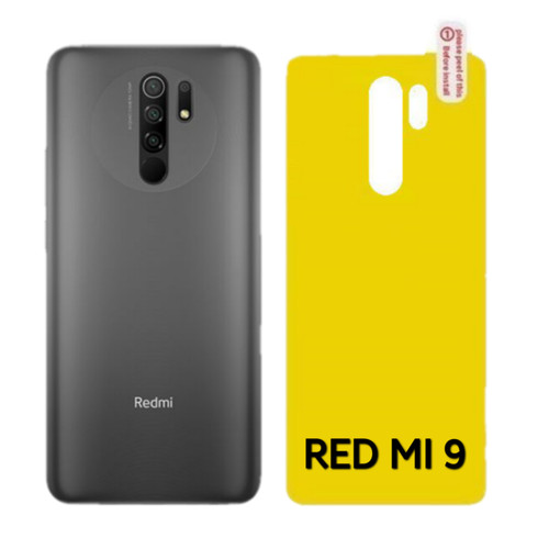 برچسب محافظ پشت گوشی شفاف مدل Mi - RED MI 9