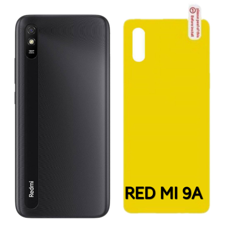 برچسب محافظ پشت گوشی شفاف مدل Mi - RED MI 9 A