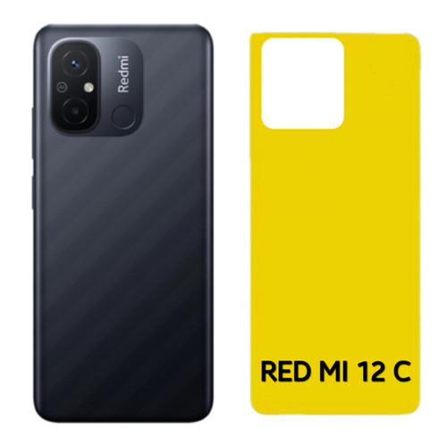 برچسب محافظ پشت گوشی شفاف مدل Mi - RED MI 12 C