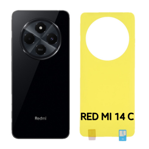 برچسب محافظ پشت گوشی شفاف مدل Mi - RED MI 14 C