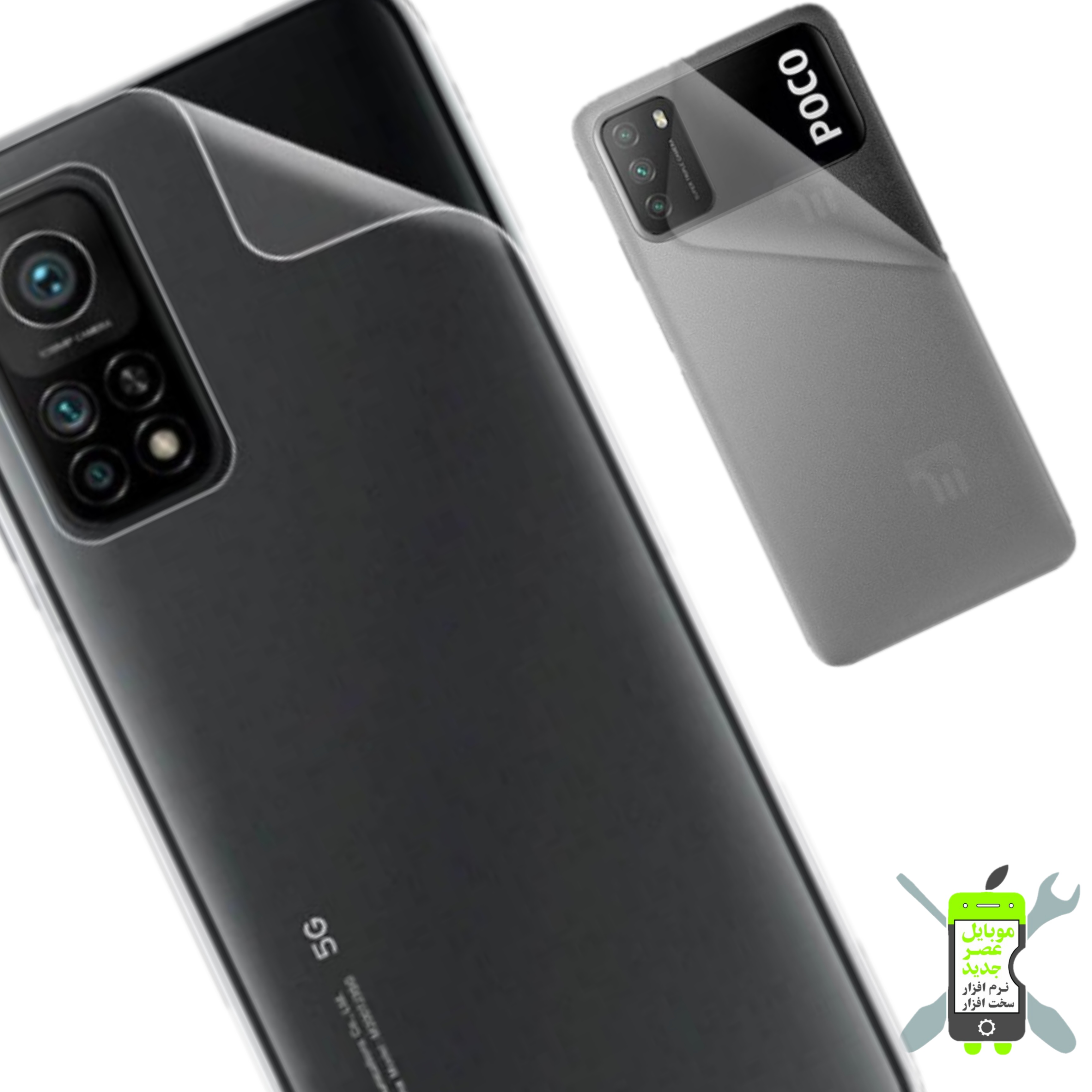 برچسب محافظ پشت گوشی شفاف مدل Mi - POCO X6