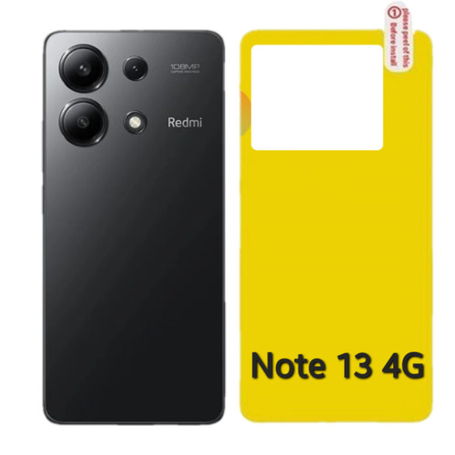 برچسب محافظ پشت گوشی شفاف مدل Mi - Note 13 4G