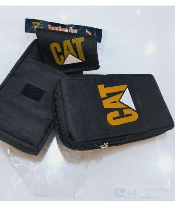 کیف کمری گوشی مردانه برزنتی سه زیپ مدل CAT