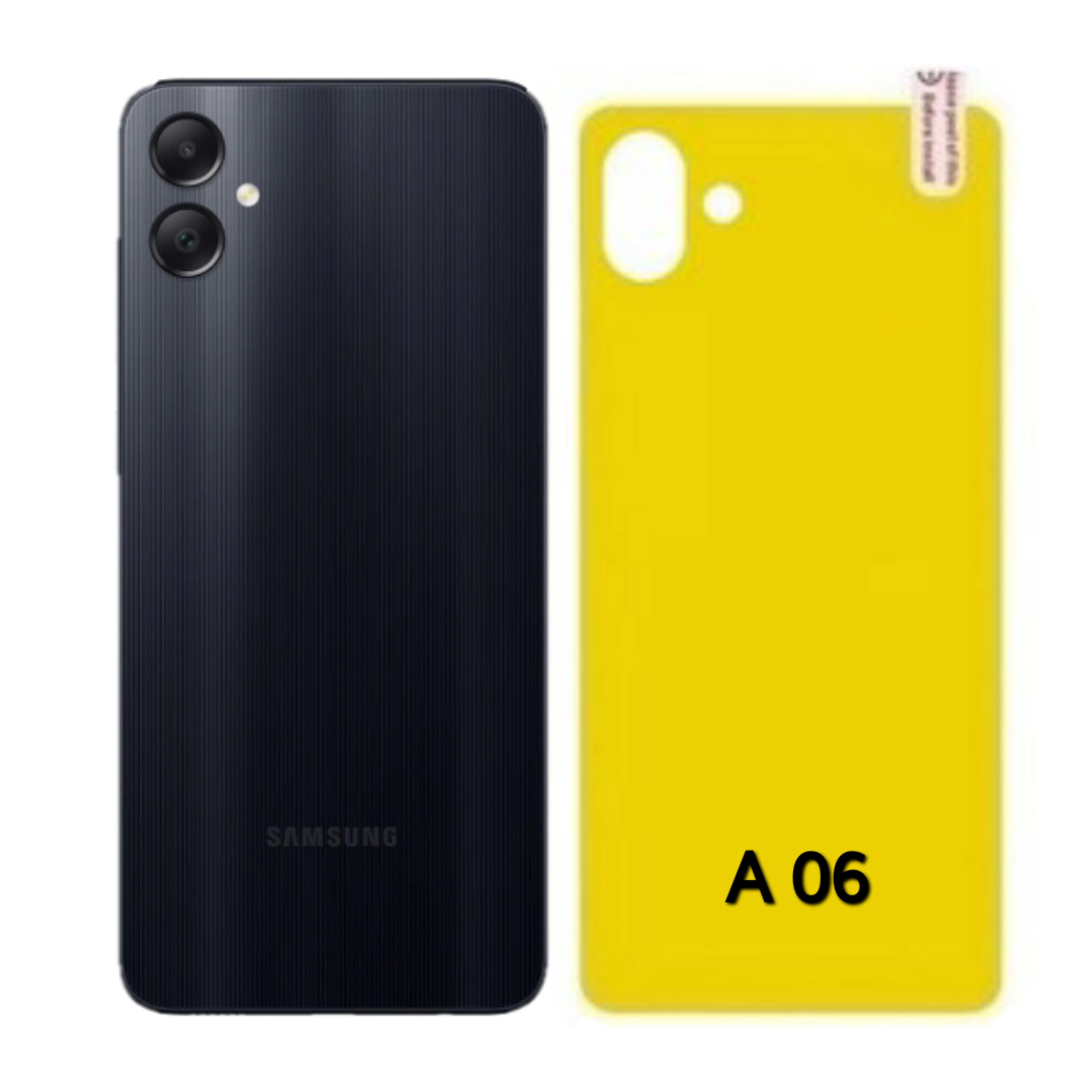 برچسب محافظ پشت گوشی شفاف مدل SA - A06