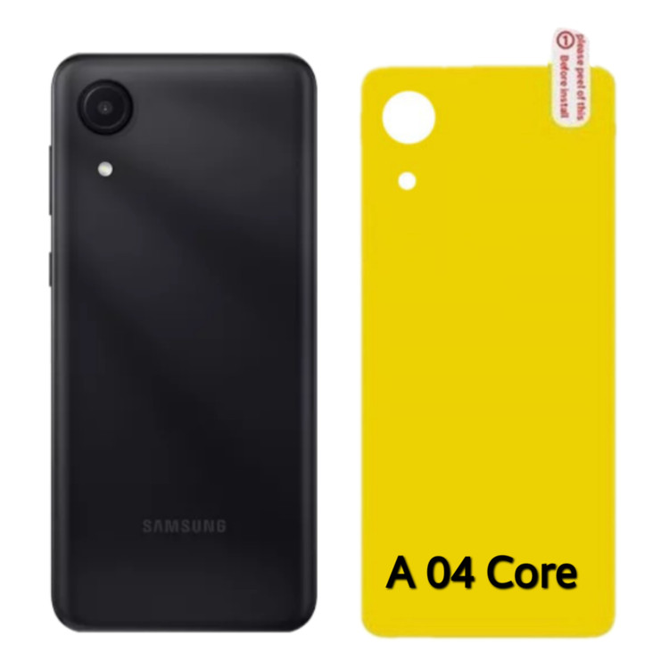برچسب محافظ پشت گوشی شفاف مدل SA - A04 Core